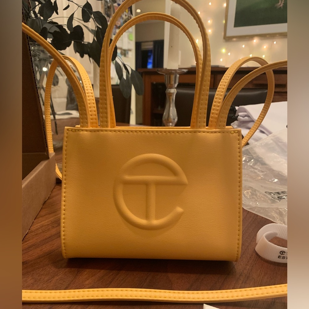 Telfar small shopping bag - Yellow